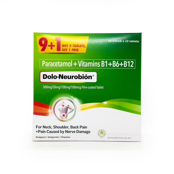 Dolo-Neurobion® 500mg/50mg/100mg/100mcg Film-Coated Tabllet