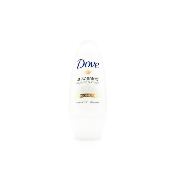 Dove Unscented Antiperspirant Roll On 40mL