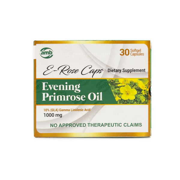 E-Rose Caps Evening Primrose Oil 1000mg