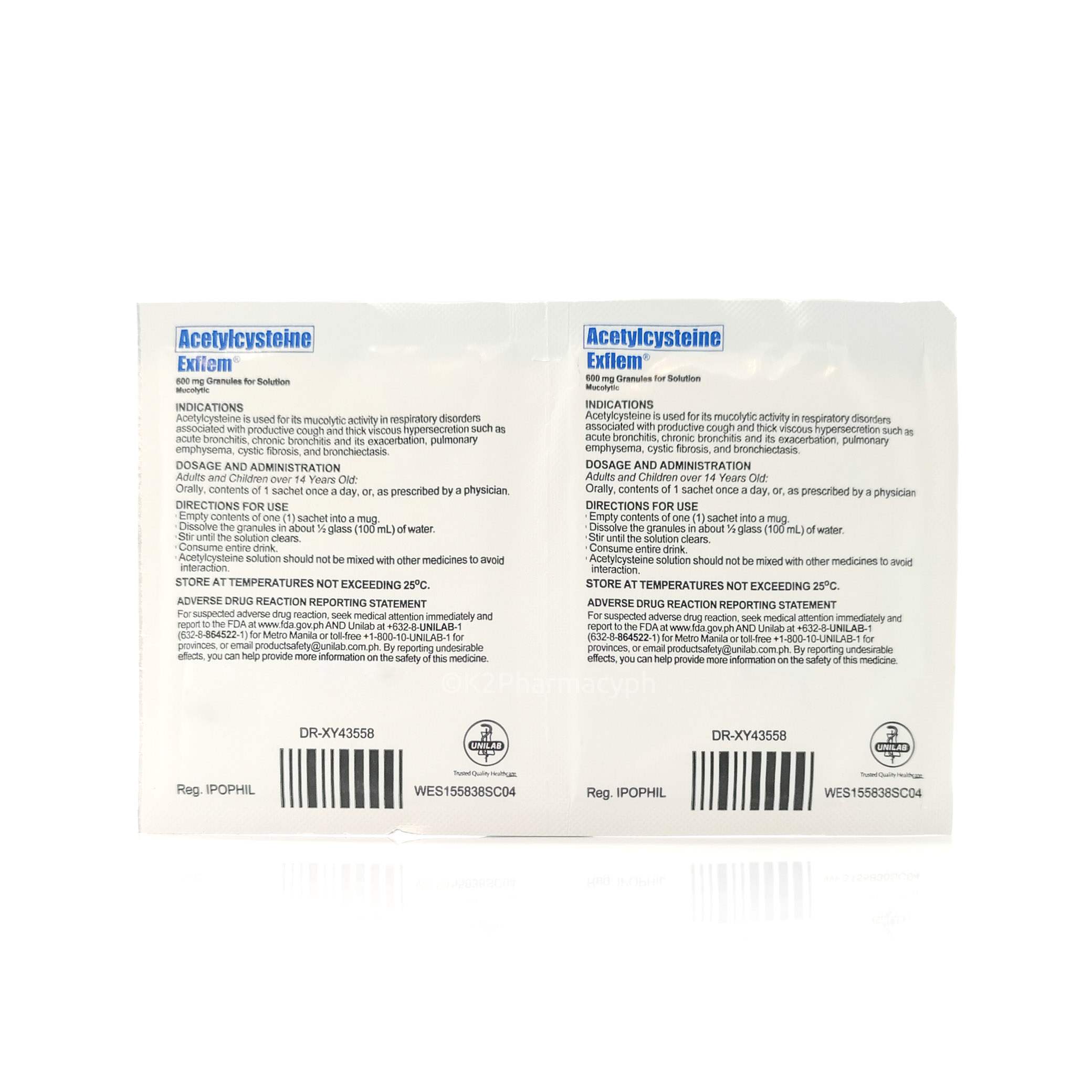 Xflem Exflem 600mg Granules for Solution