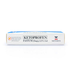 Fastum 25mg/g (2.5%) Ketoprofen Gel 50g