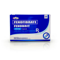 Fenobrit Fenofibrate 200mg Capsules