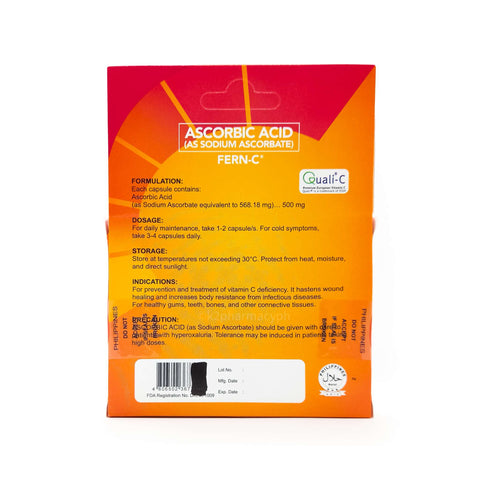 Fern-C® Plus+ 500mg/10mg Capsule