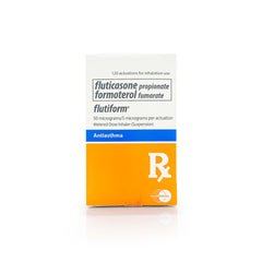 Fortiform Inhaler Flutiform® 50mcg/5mcg Metered Dose Inhaler (Suspension)