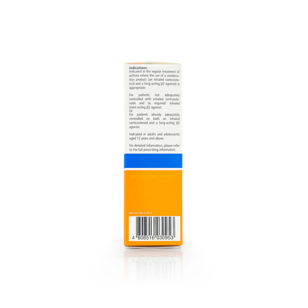 Fortiform Inhaler Flutiform® 50mcg/5mcg Metered Dose Inhaler (Suspension)
