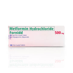 Fornidd XR Metformin Hydrochloride
500mg Extended Release Tablets