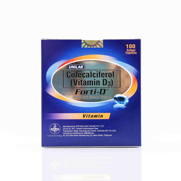 Forti-D® Vitamin D3 800 IU Soft Gelatin Capsule