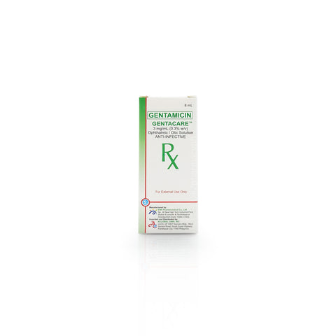 Gentacare™ 3mg / mL (0.03% w/v) Ophthalmic / Otic Solution 8 mL