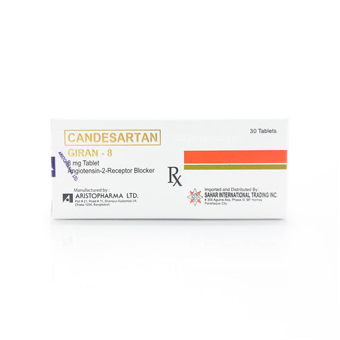 Giran - 8 Candesartan 8mg Tablets