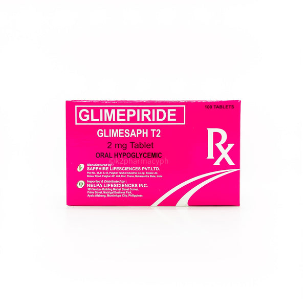 Glimesaph T2 Glimepiride 2mg Tablet