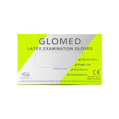 Glomed Latex Examination Gloves Small Powder-free