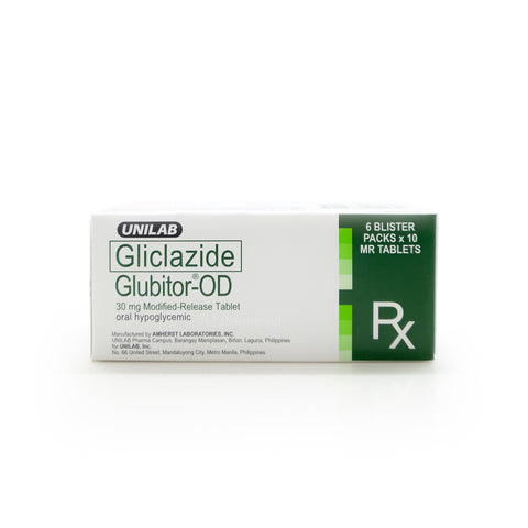 Glubitor® - OD Gliclazide 30mg Tablet