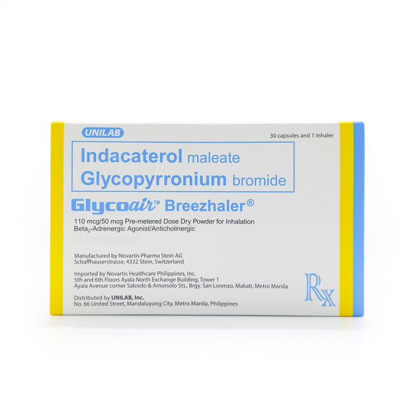 Glycoair™ Breezhaler® 110mcg / 50mcg Powder for Inhalation