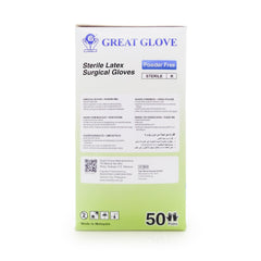 Great Glove Sterile Latex Surgical Gloves Powder Free