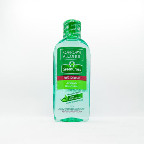 Green Cross® 70% Isopropyl Alcohol with Moisturizer 150mL - 1 Gallon / 3785mL