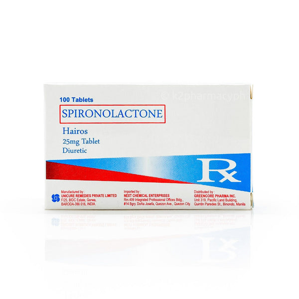 Hairos Spironolactone 25mg Tablets