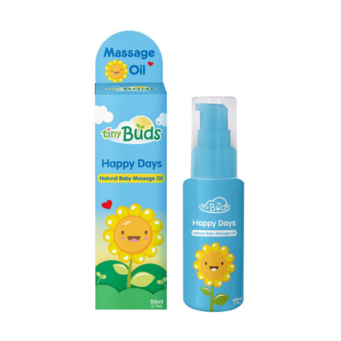 Tiny Buds™ Happy Days Natural Baby Massage Oil 50mL