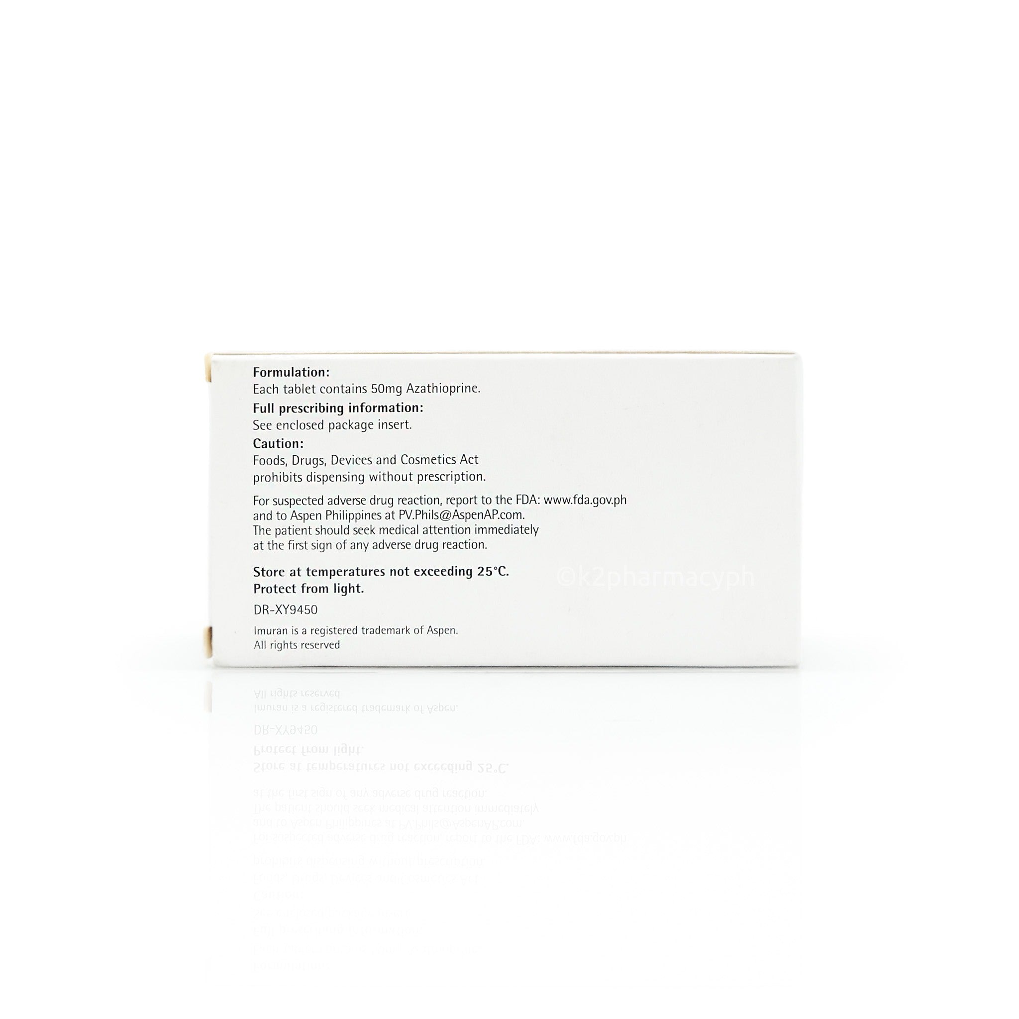 Tablet Simuron Imuran® 50mg Tablets