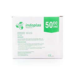 Indoplas Disposable Syringe without needle 50mL