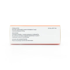 Inozar Amlodipine Losartan 5mg/50mg Tablets