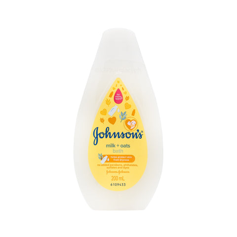 Johnson's® Baby Bath Milk+Oats 200mL