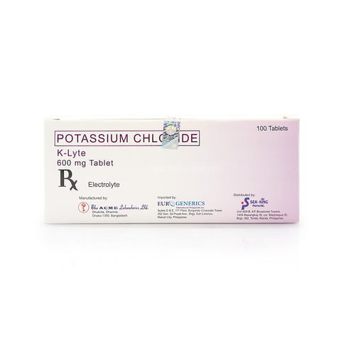 K-Lyte 600mg Potassium Chloride Tablet