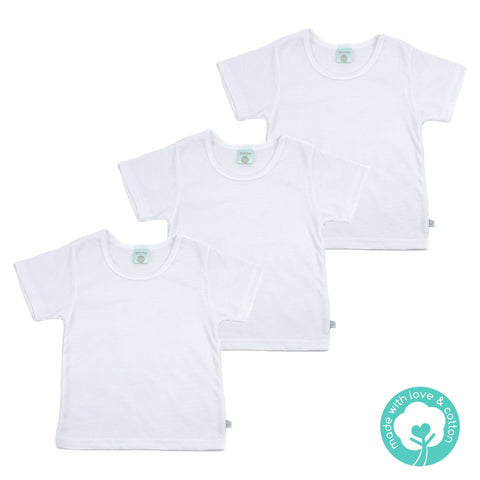 Beginnings T-shirt 0-3 Months Unisex Pack of 3's