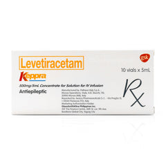 Keppra Levetiracetam 500mg/5mL Concentrate for Solution for IV Infuxion 5mL