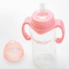 KinderCare® 13oz Bottle 6 Months and Up Wide-neck w/ Handle BPA-Free Pink