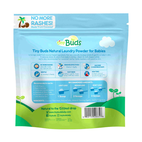 Tiny Buds™ Natural Laundry Powder For Babies 500g