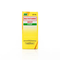 MDVIT Multivitamins Syrup Banana & Vanilla  Flavor 60 mL