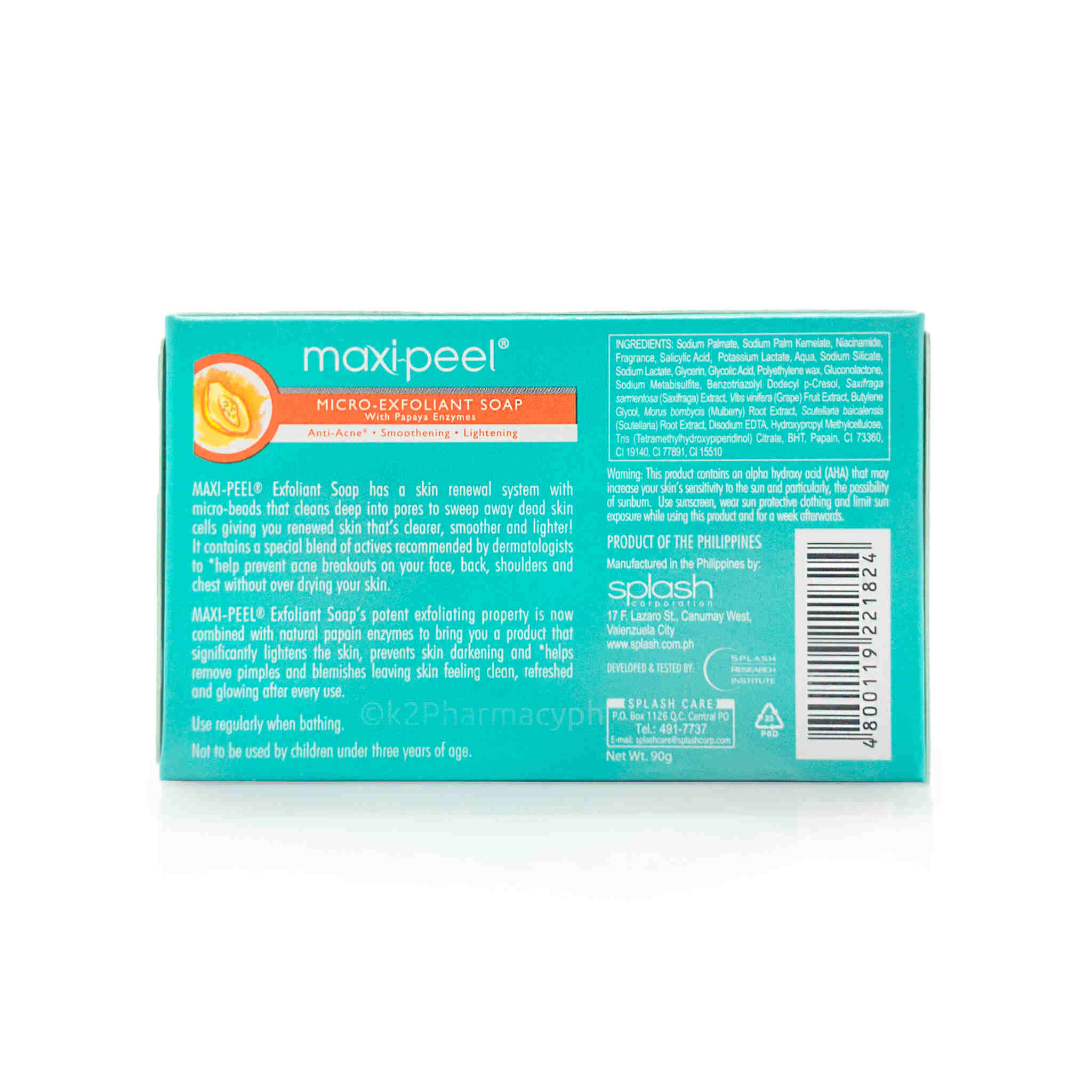Maxi-Peel® Micro-Exfoliant Soap with Papaya Enzymes 90g