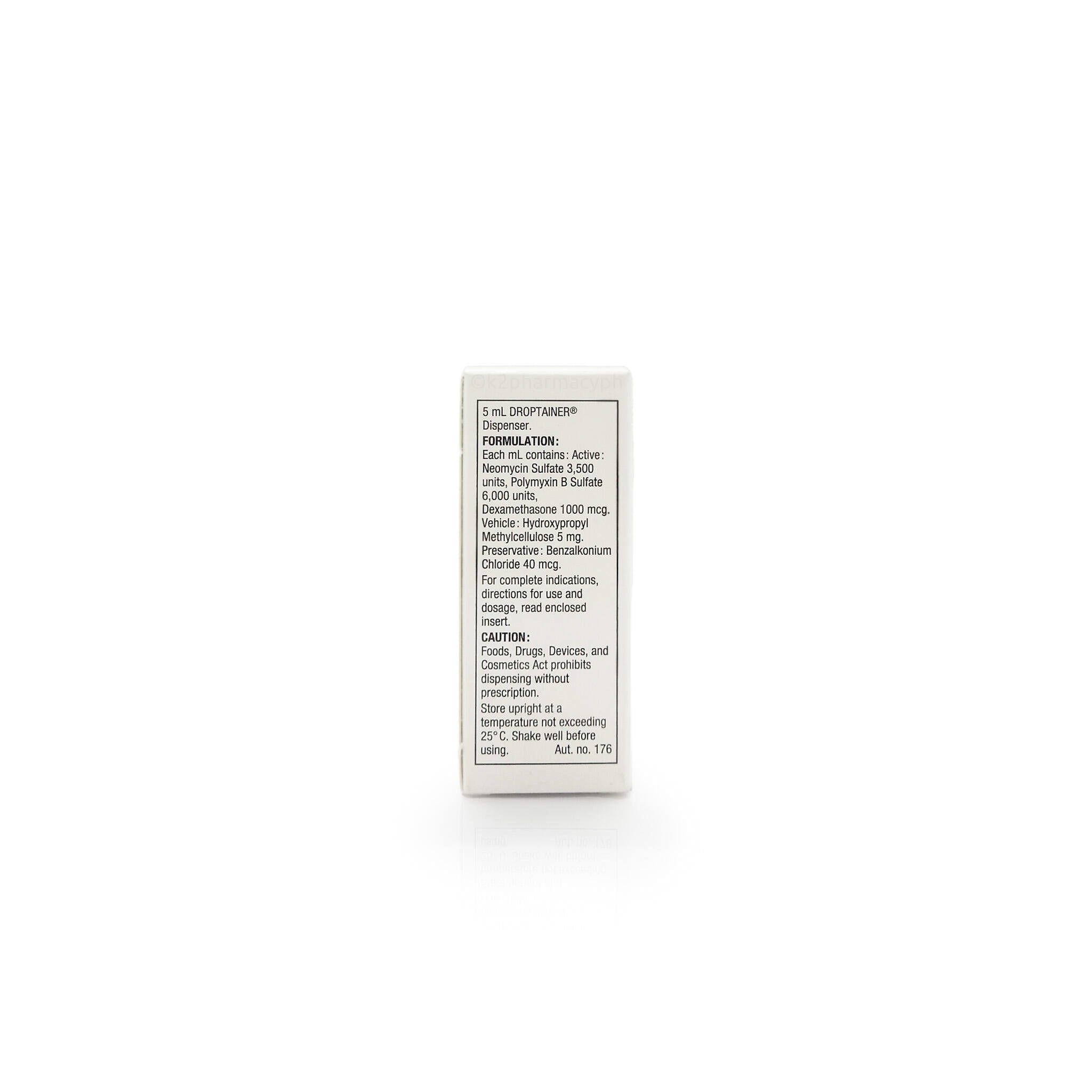 Maxitrol® 1mg / 6,000I.U. / 3,500I.U. per mL Sterile Ophthalmic ...
