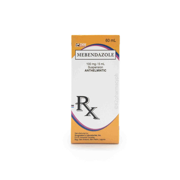 Mebendazole 100mg/5mL Suspension 60mL