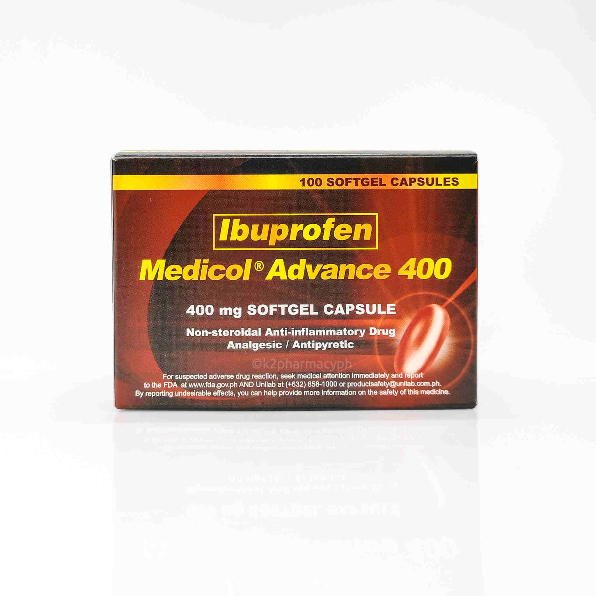 Medicol Medicol® Advance Ibuprofen Softgel Capsule 400mg
