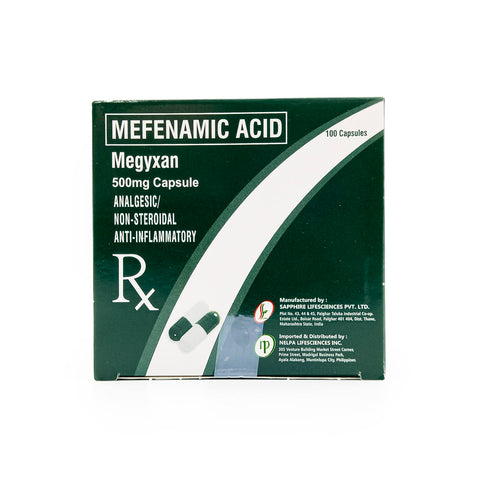 Megyxan Mefenamic Acid 500mg Capsule