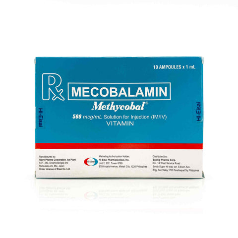 Methycobal® 500mcg/mL Solution for Injection (IM/IV) 1mL