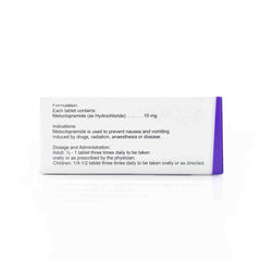 Meto Metoclopramide 10mg Tablet