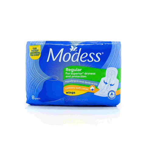 Modess® Cottony Soft With Wings 8s