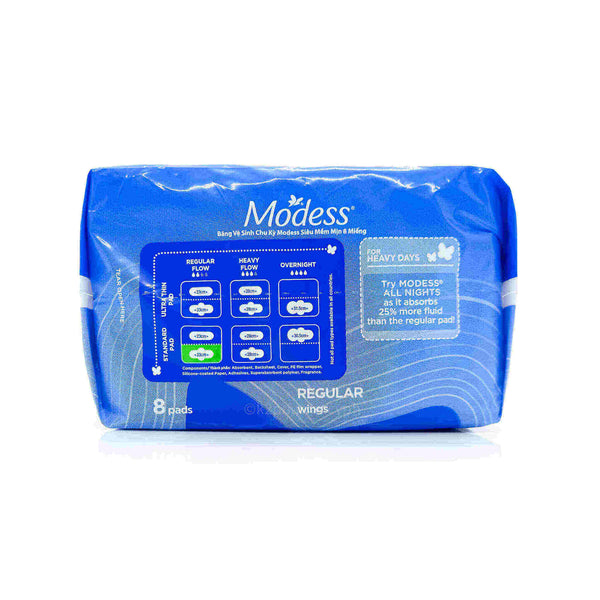 Modess® Cottony Soft With Wings 8s
