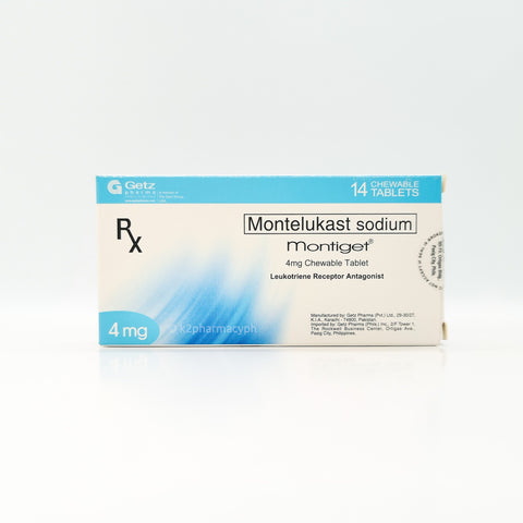 Montiget® 4mg Chewable Tablet Montelukast Sodium