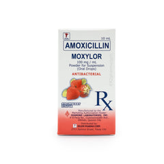 Moxylor Amoxicillin 100mg/mL Suspension (Oral Drops) 10mL