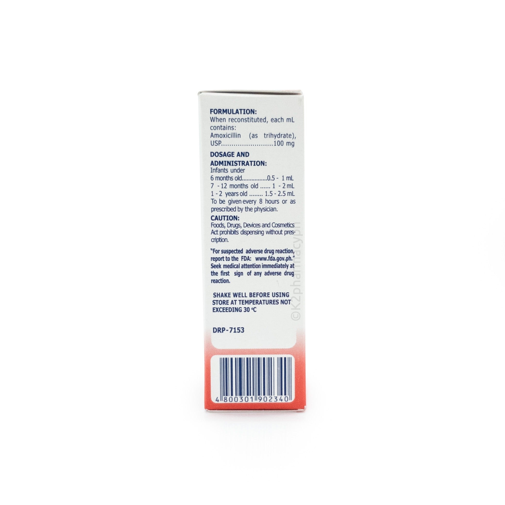 Moxylor Amoxicillin 100mg Ml Suspension (oral Drops) 10ml