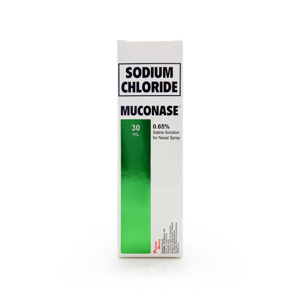 Muconase Sodium Chloride 0.65% Nasal Spray 30ml