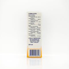 Multilem Multivitamins Pediatric Drops Syrup Orange Flavor 15 mL