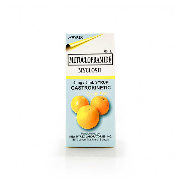 Myclosil Metoclopramide 5mg/5mL Orange Syrup 60mL