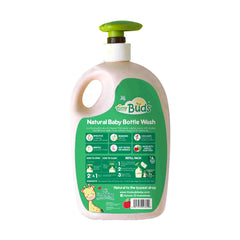 Tiny Buds™ Natural Dish & Bottle Wash Fragrance Free 600mL