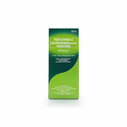 Neusida Syrup Neozep® Syrup 60mL