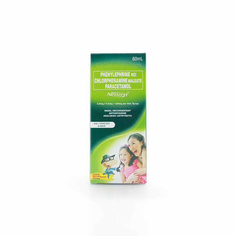 Neusida Syrup Neozep® Syrup 60mL