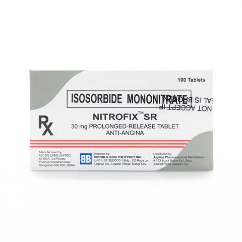 Nitrofix™ SR Isosorbide Mononitrate 30mg Tablets